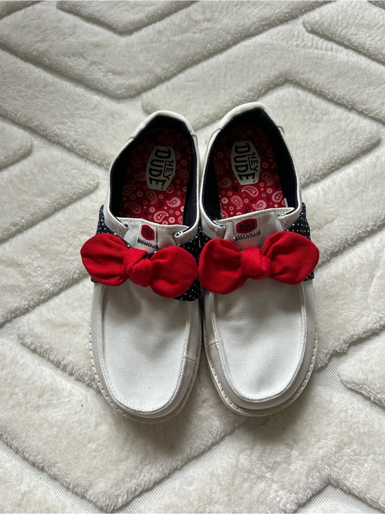 Hey Dude Shoes - HEYDUDE Wendy Bow American Stars Slip-on Loafers